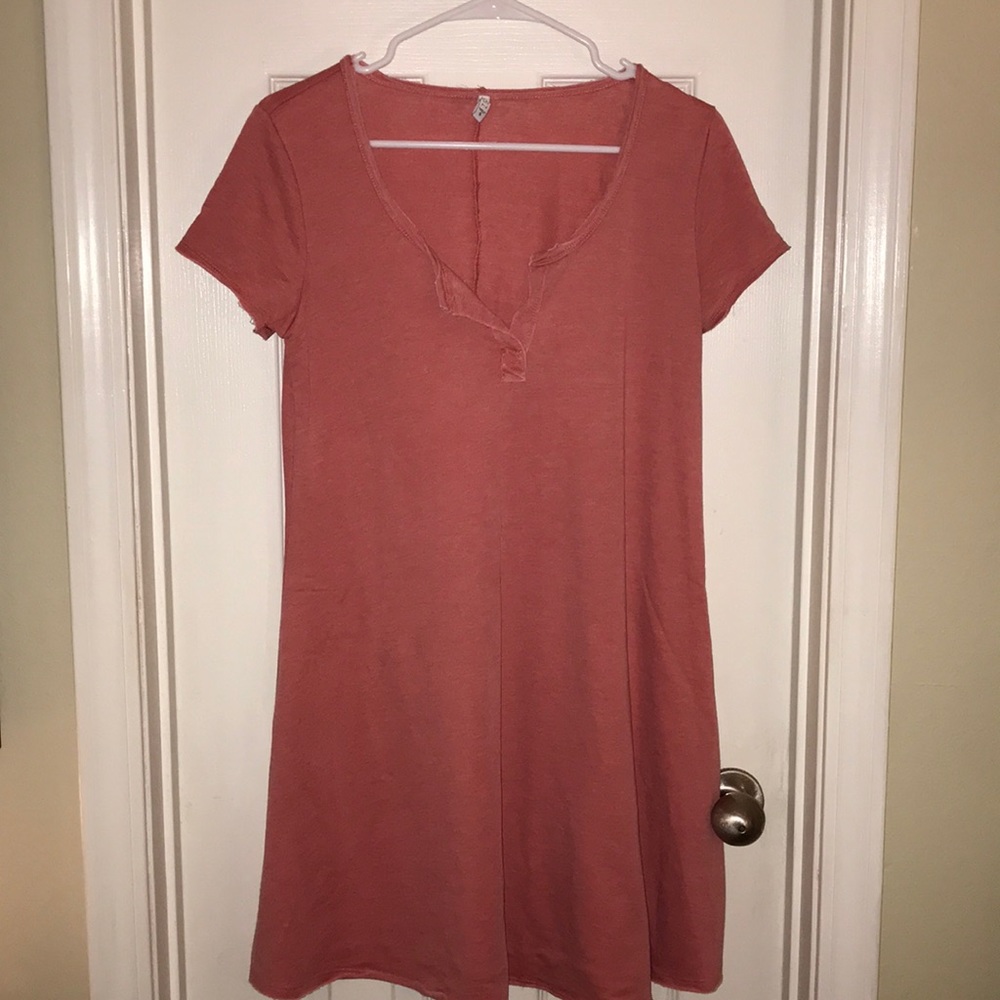 Coral dress!
